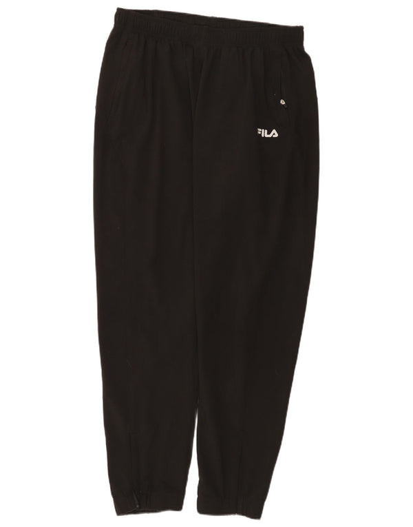 Fila Damen Trainingshose Jogger UK 16 Large Schwarz Polyester