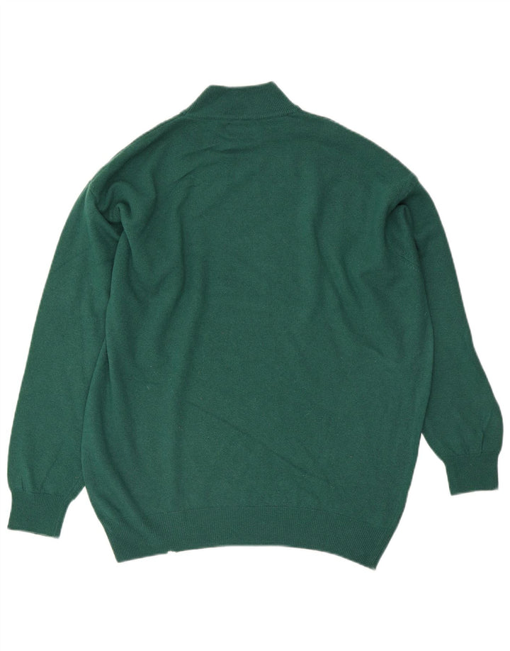 Sisley Herren-Pullover mit Rollkragen, Größe L, Grün