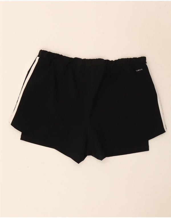 Adidas Damen Climalite Sport Shorts UK 14 Medium Schwarz Polyester