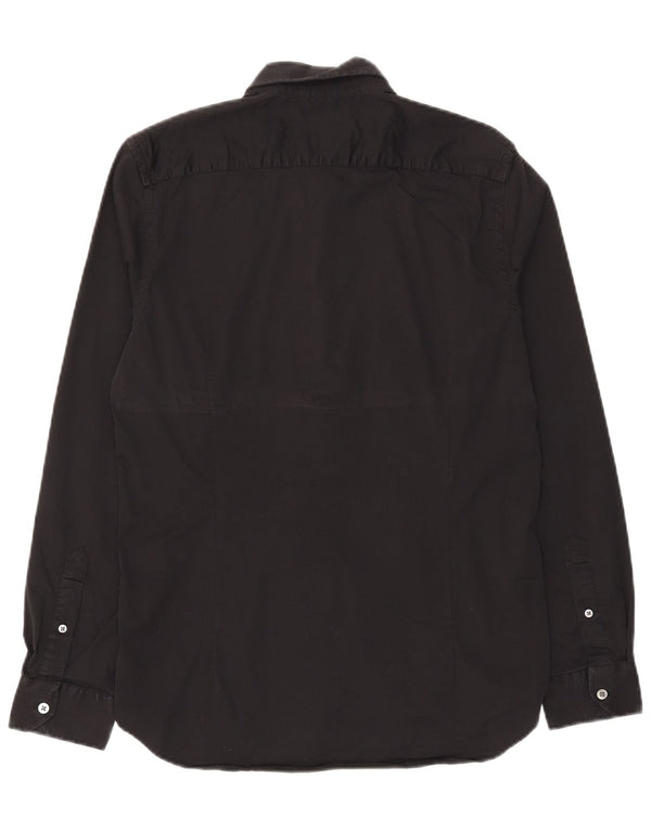 Ted Baker Mens Shirt Size 3 Medium Black Cotton