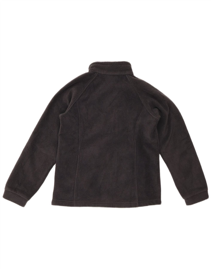 COLUMBIA Fleecejacke für Jungen, 14–15 Jahre, groß, schwarzes Polyester