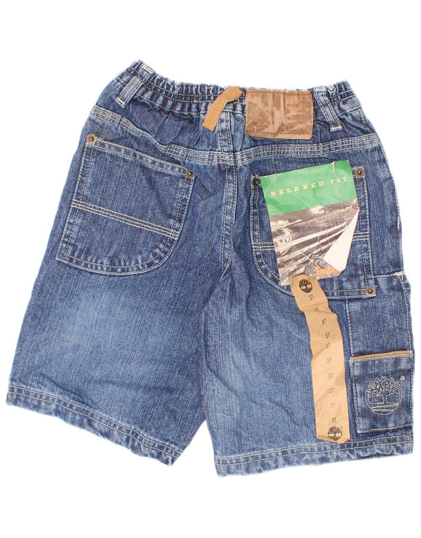 Timberland Cargo-Jeansshorts für Jungen, 2–3 Jahre, W22, blaue Baumwolle