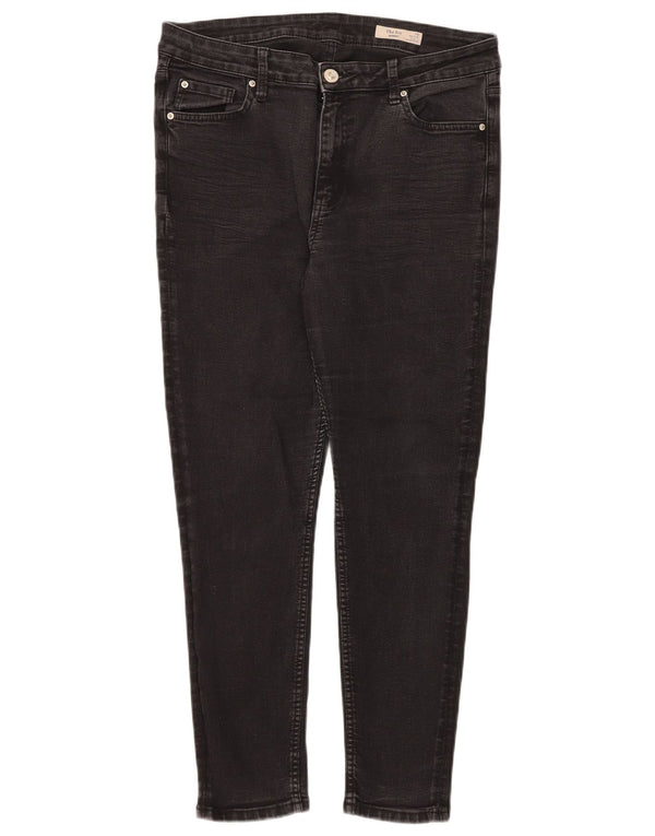 Marks & Spencer Damen The Ivy Skinny Jeans UK 16 Large W34 L28 Schwarz