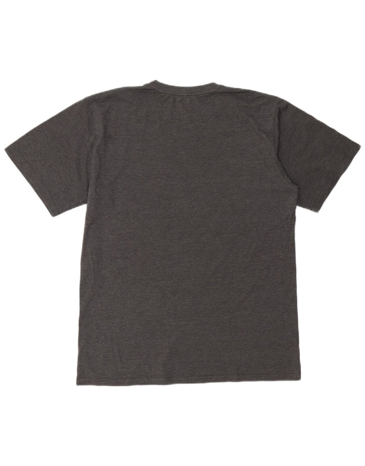 CONVERSE Herren Grafik-T-Shirt-Oberteil Mittelgrau