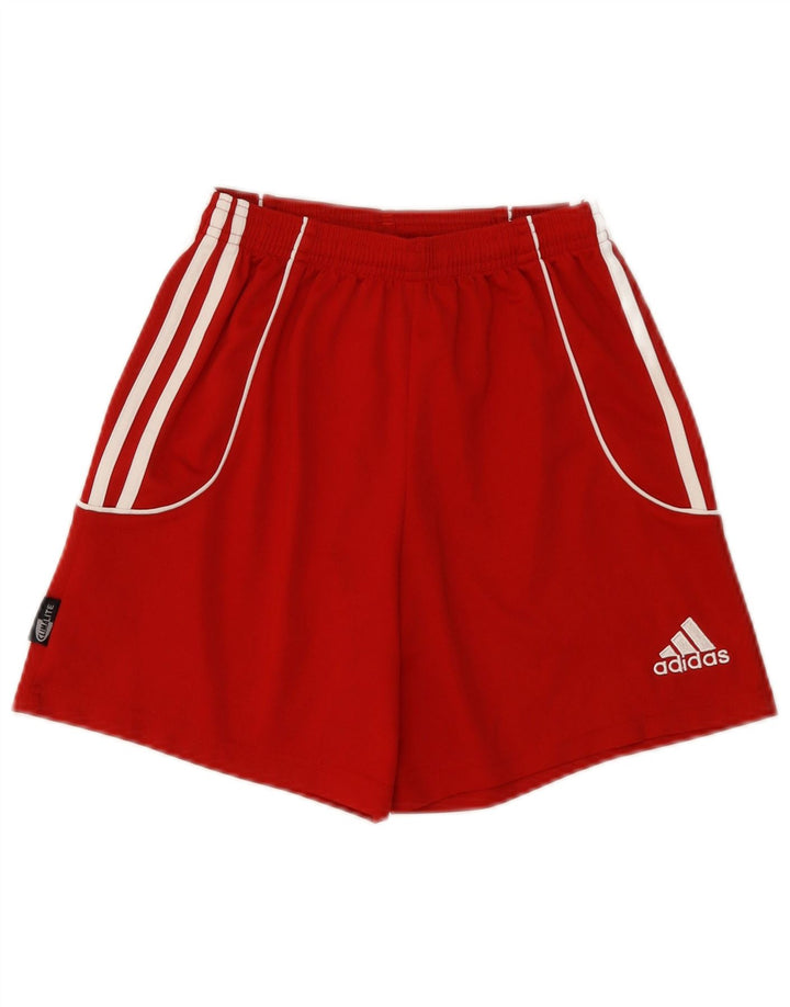 Adidas Jungen Climalite Sport Shorts 9–10 Jahre XS Rot Polyester