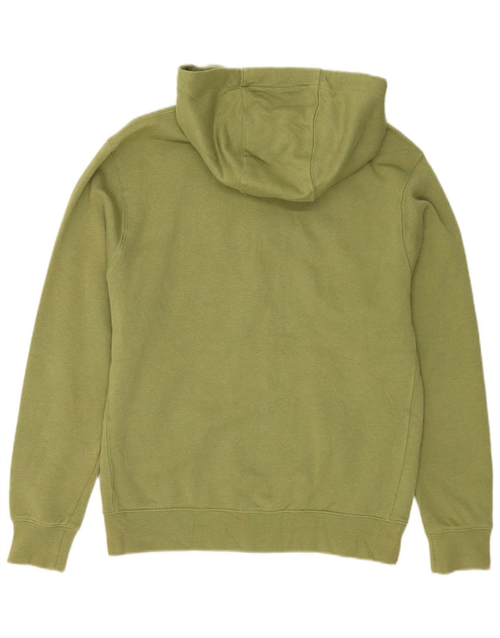 Nike Herren-Kapuzenpullover mit Reißverschluss, mittelgrüne Baumwolle