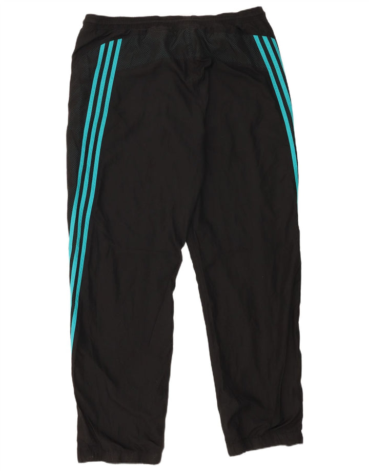 Adidas Herren-Trainingshose, groß, aus schwarzem Polyester