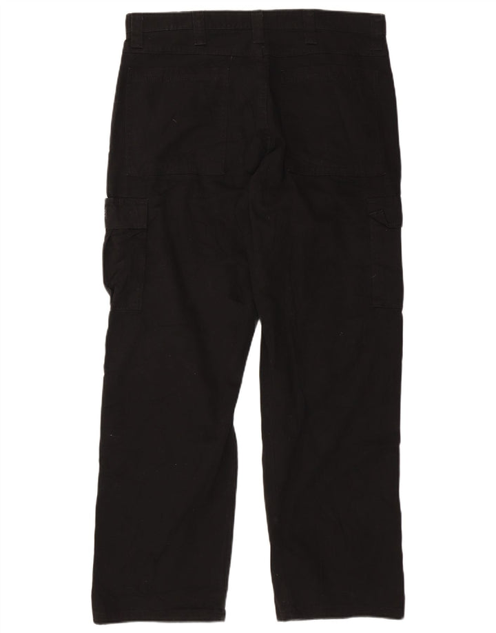 WRANGLER Gerade Cargohose für Herren, W36, L32, schwarze Baumwolle