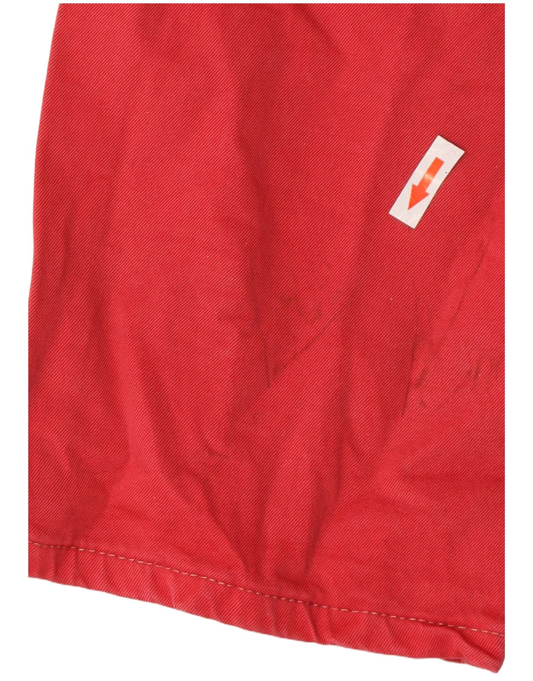 Jeckerson Damen Gerade Freizeithose W32 L34 Rote Baumwolle