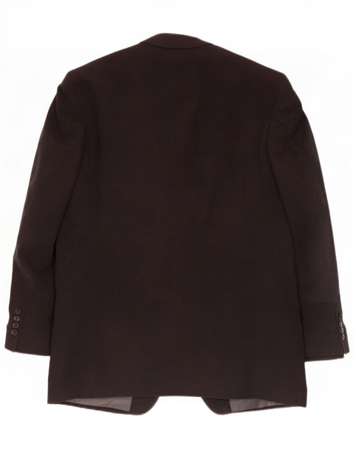 Marks & Spencer Herren-Blazer, lang, mit 3 Knöpfen, groß, grau, Polyester