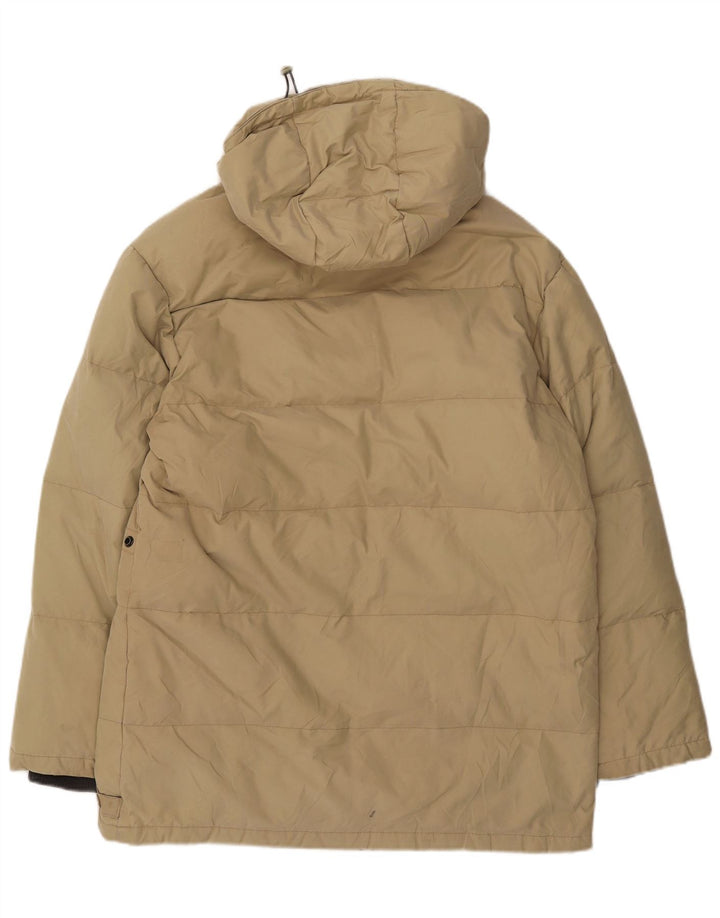 Energie Herren-Jacke mit Kapuze, gepolstert, UK 40, Größe L, beige, Nylon