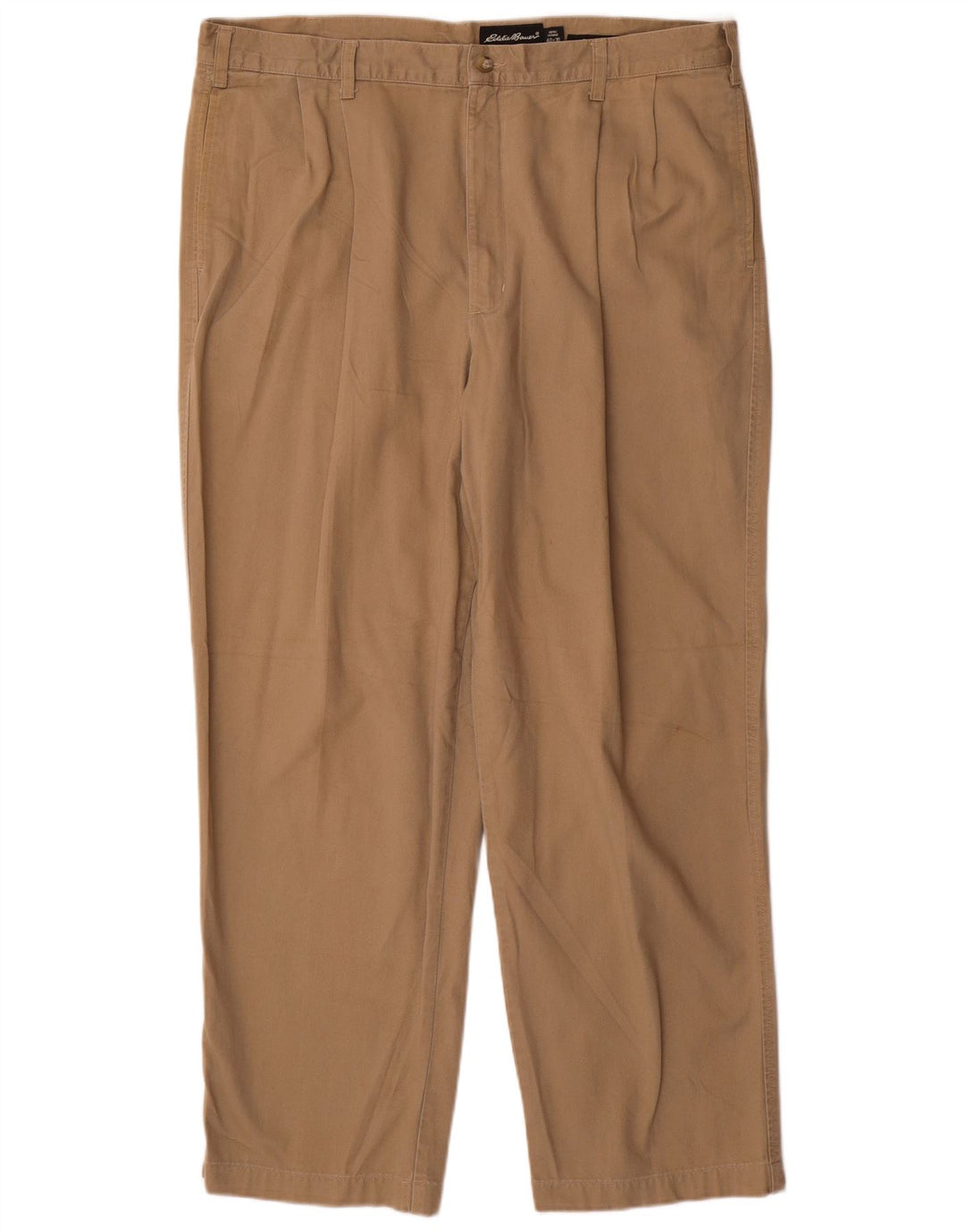 Eddie Bauer Herren Straight Pegged Chinohose W40 L30 Braune Baumwolle