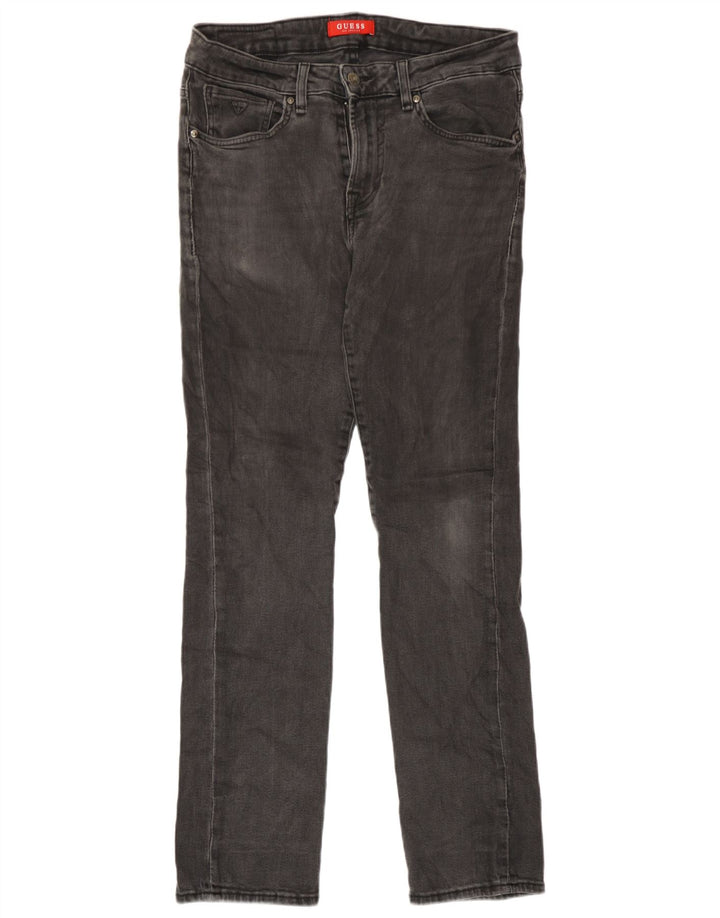 Guess Herren Graphic Slim Jeans W31 L30 Graue Baumwolle