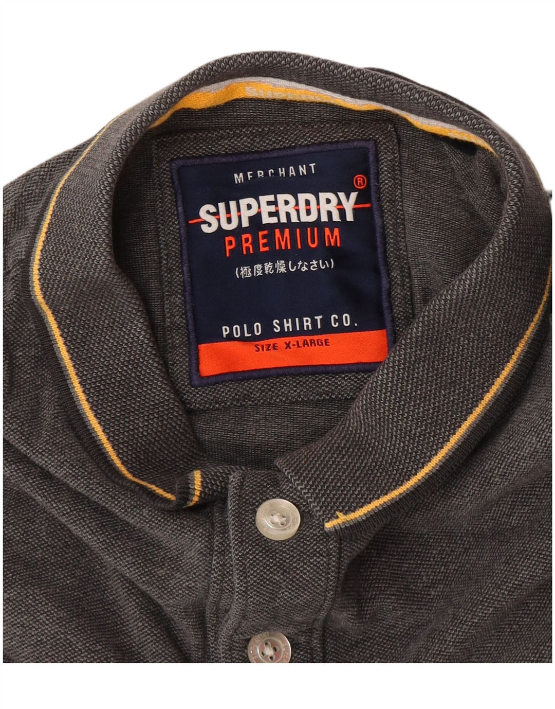 Superdry Herren Poloshirt XL Grau