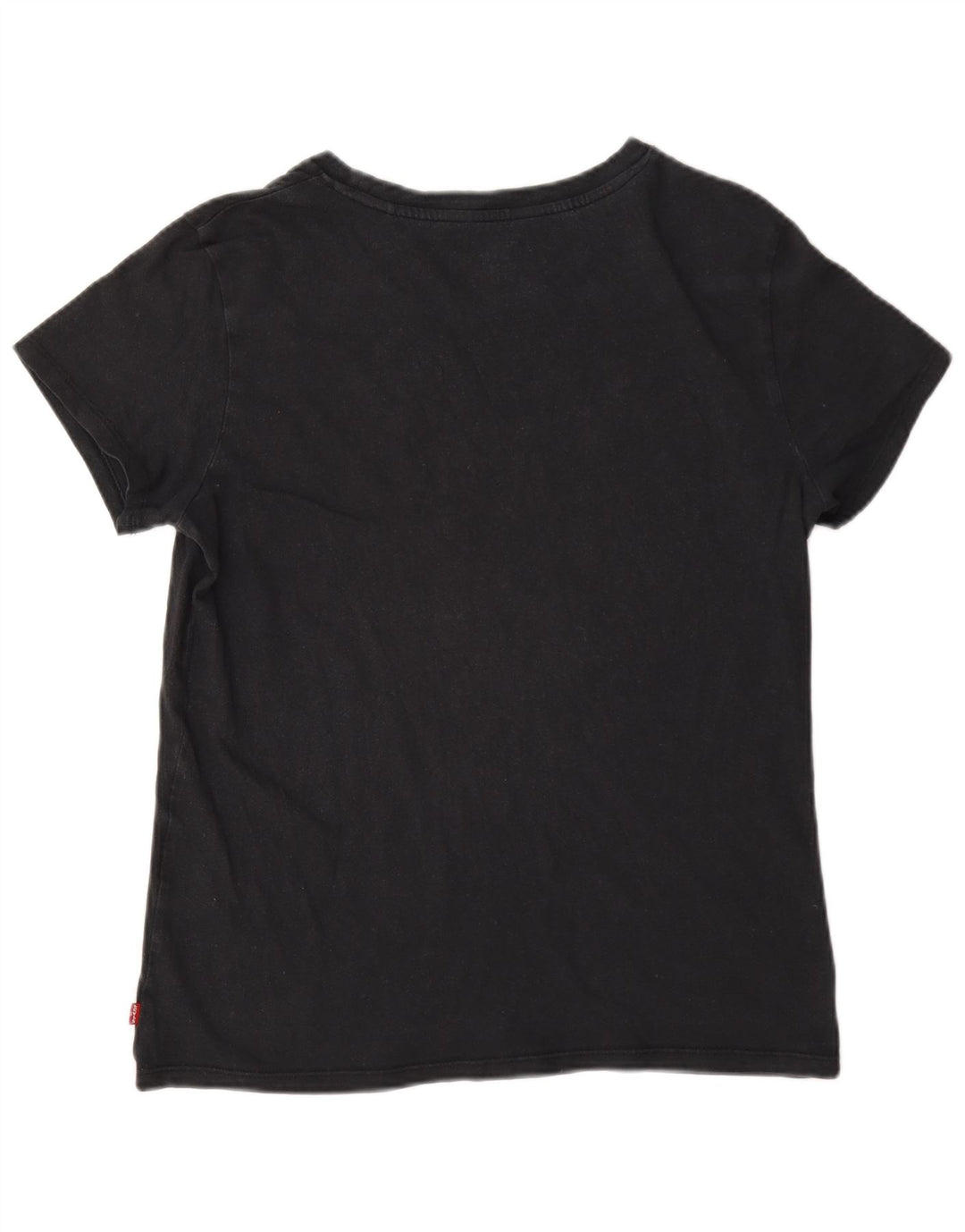 Levi's Damen Graphic T-Shirt Top UK 14 Medium Schwarz