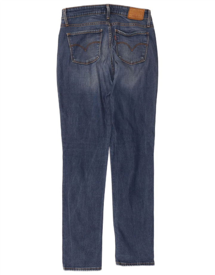Levi's Damen 712 Slim Jeans W28 L32 Blaues Lyocell