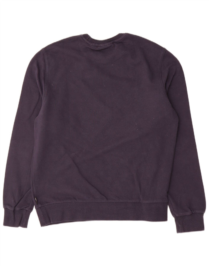 Calvin Klein Herren-Sweatshirt-Pullover, mittelmarineblaue Baumwolle