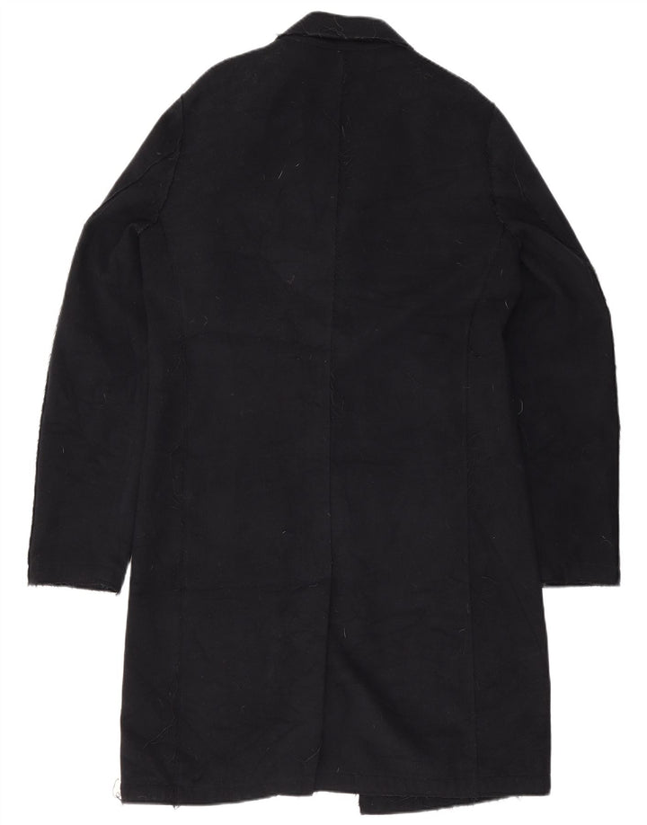 Daniele Alessandrini Herrenmantel UK 36 Small Marineblau