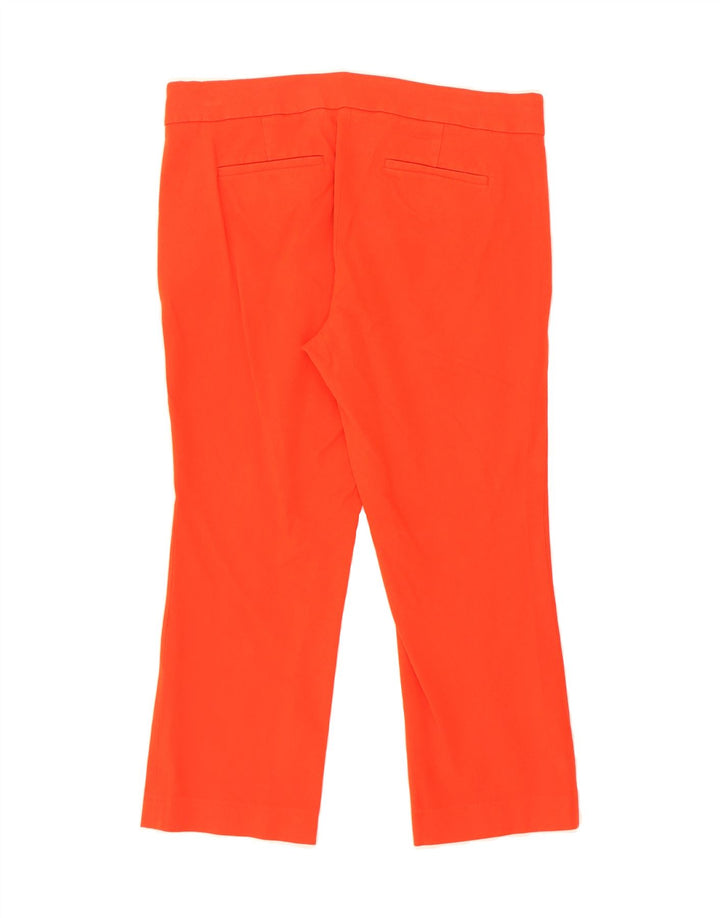 J. CREW Womens Straight Capri Trousers US 6 Medium W32 L22 Red Cotton Vintage J. Crew and Second-Hand J. Crew from Messina Hembry 