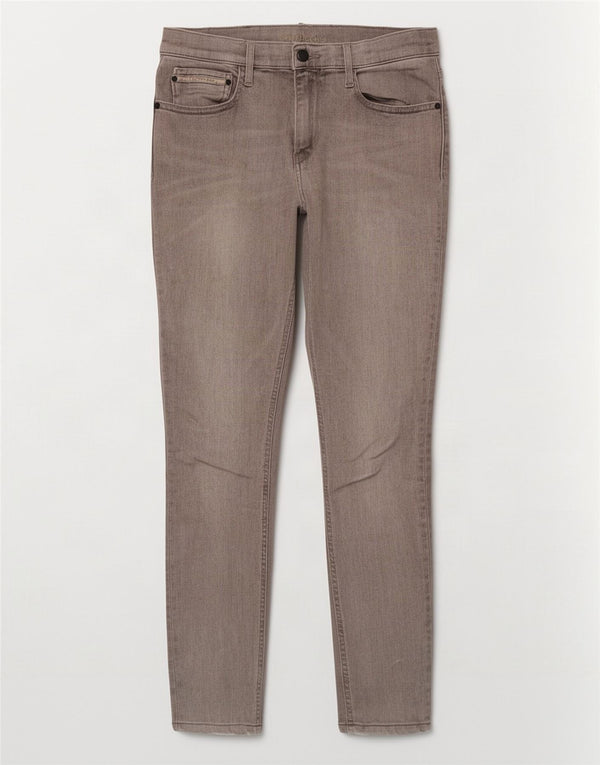 Calvin Klein Damen Skinny Jeans W26 L27 Grau
