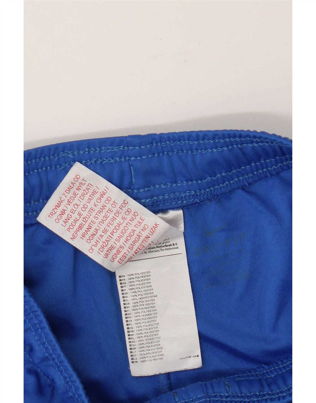 Nike Dri Fit Sportshorts für Jungen, 12–13 Jahre, groß, blaues Polyester