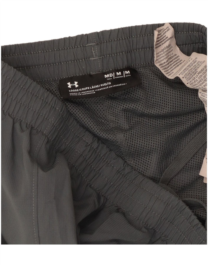 Under Armour Herren-Trainingshose aus mittelgrauem Colourblock-Polyester