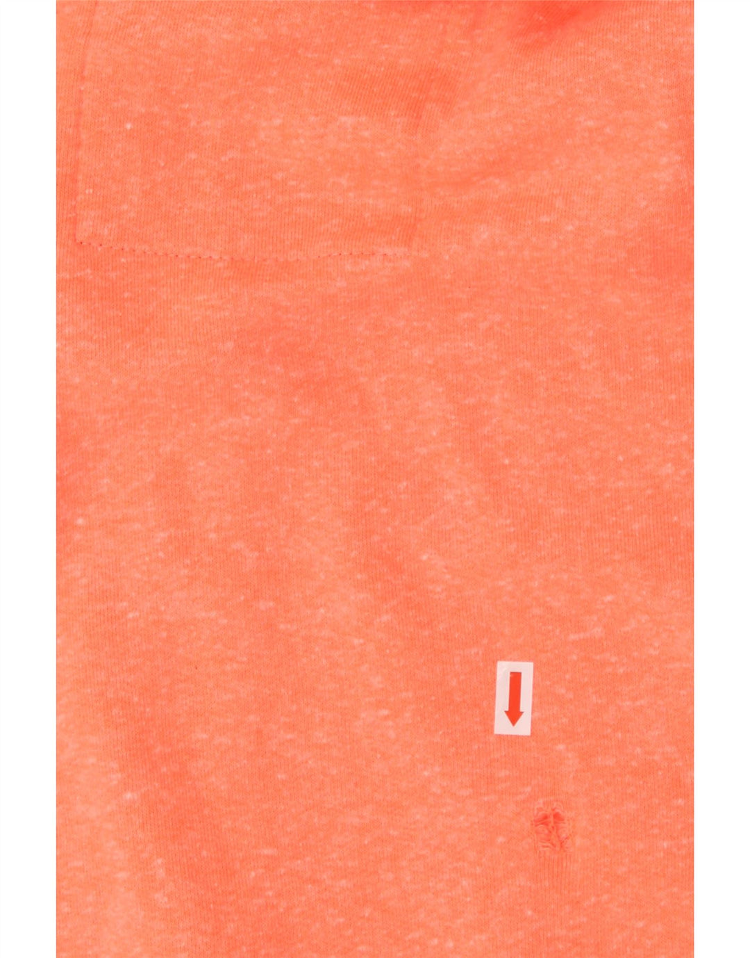 SUPERDRY Damen-Kapuzenpullover mit grafischem Reißverschluss, Gr. 10, Größe S, Orange meliert