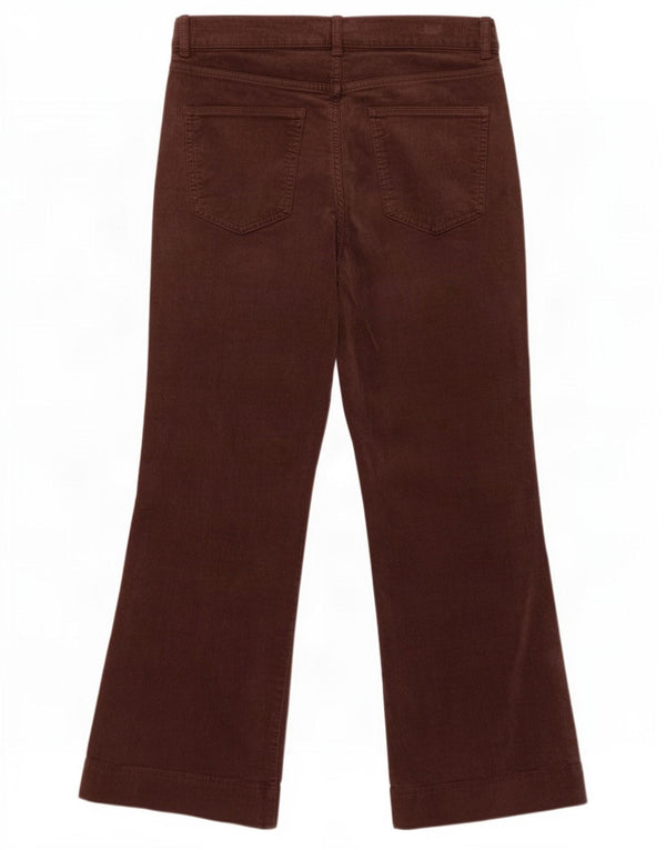 Marks & Spencer Damen Bootcut-Cordhose UK 14 Medium W30 L27 Braun