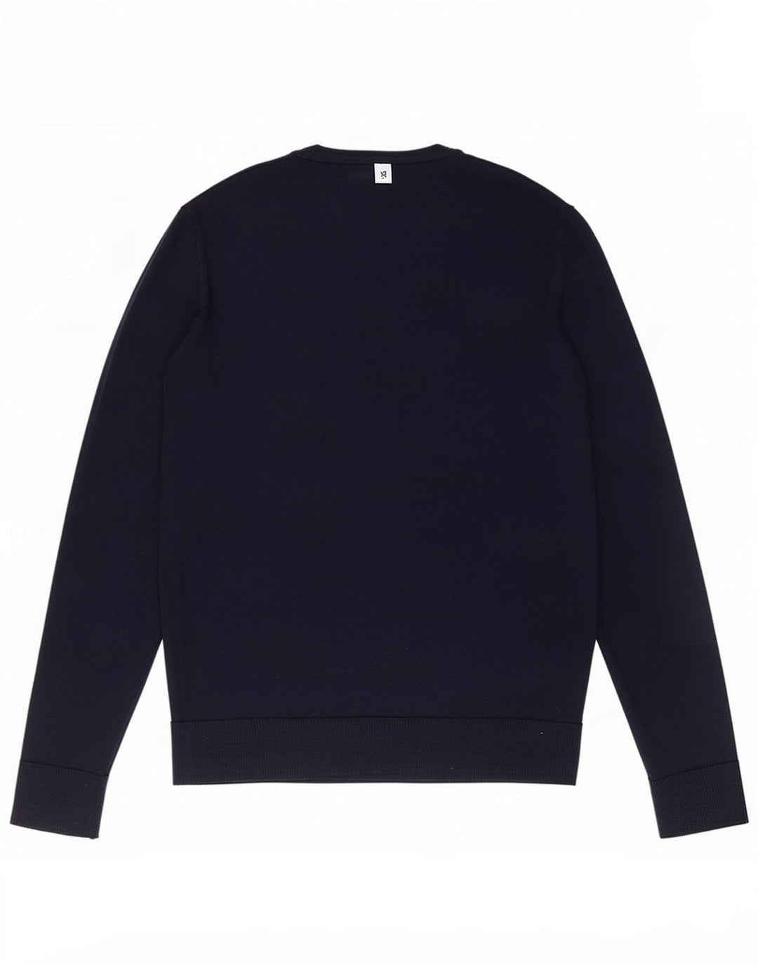 Jack & Jones Herren-Pullover mit Rundhalsausschnitt, mittelmarineblaue Merinowolle