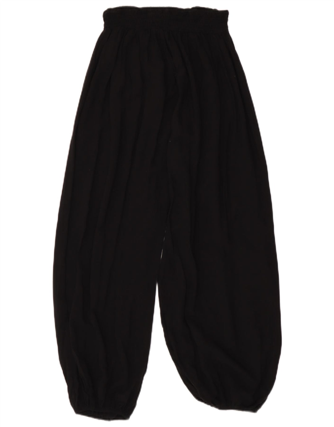 Marks & Spencer Damen Haremshose UK 10 Small W26 L26 Schwarze Viskose