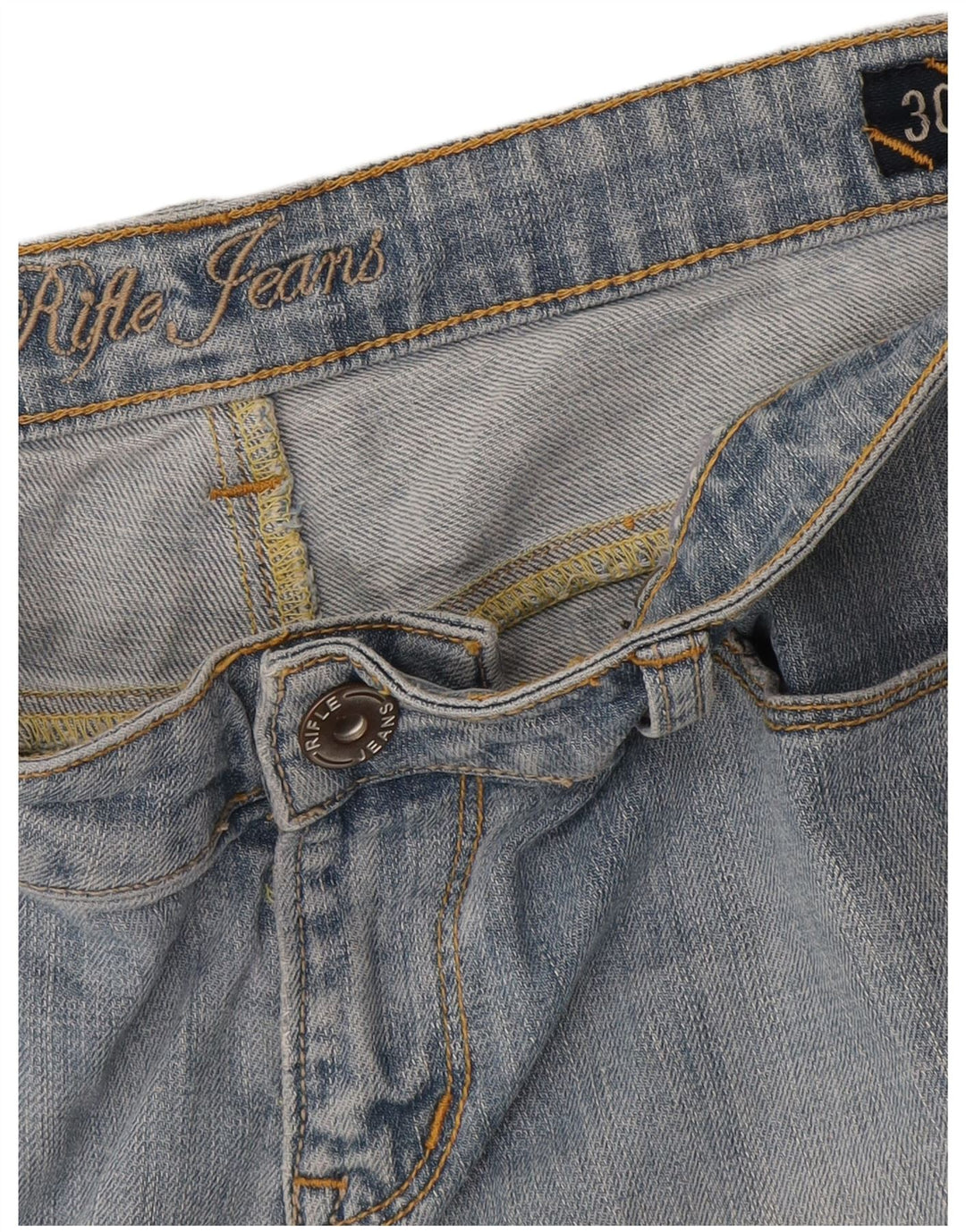 Rifle Herren Jeansshorts W30 Mittelblau