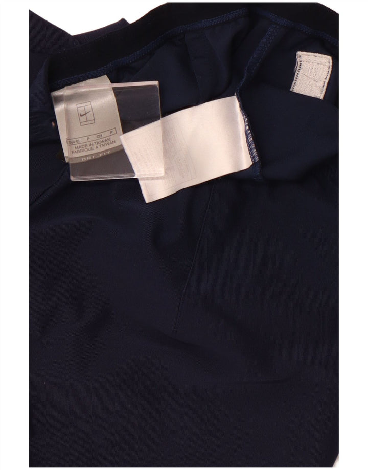 NIKE Damen-Tennisrock US 4/6 Small Marineblau Polyester
