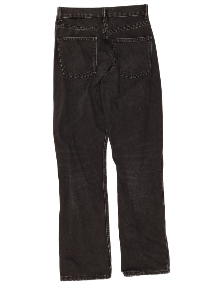 Zara Damen Slim Bootcut Jeans EU 38 Small W28 L29 Schwarz