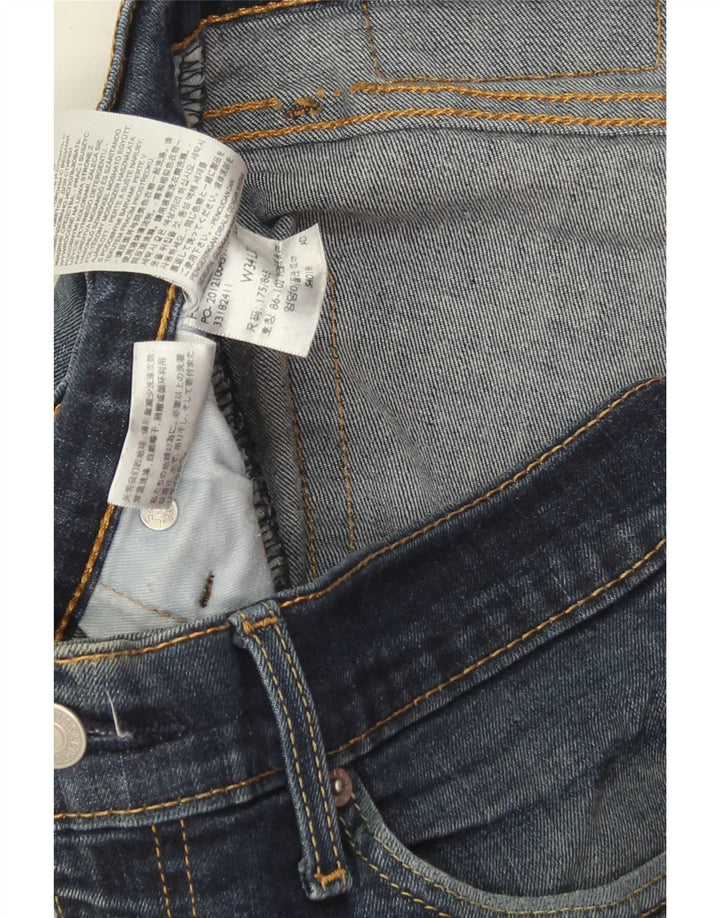 Levi's Herren 511 Slim Jeans W34 L32 Blaue Baumwolle