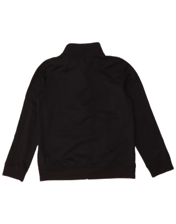 Under Armour Jungen-Trainingsanzug-Top-Jacke, 11–12 Jahre, groß, schwarzes Polyester