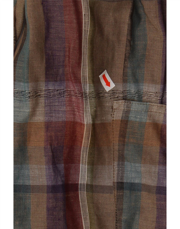 MARZOTTO Damen-Blazerjacke mit 1 Knopf, Gr. 16, groß, mehrfarbig kariert