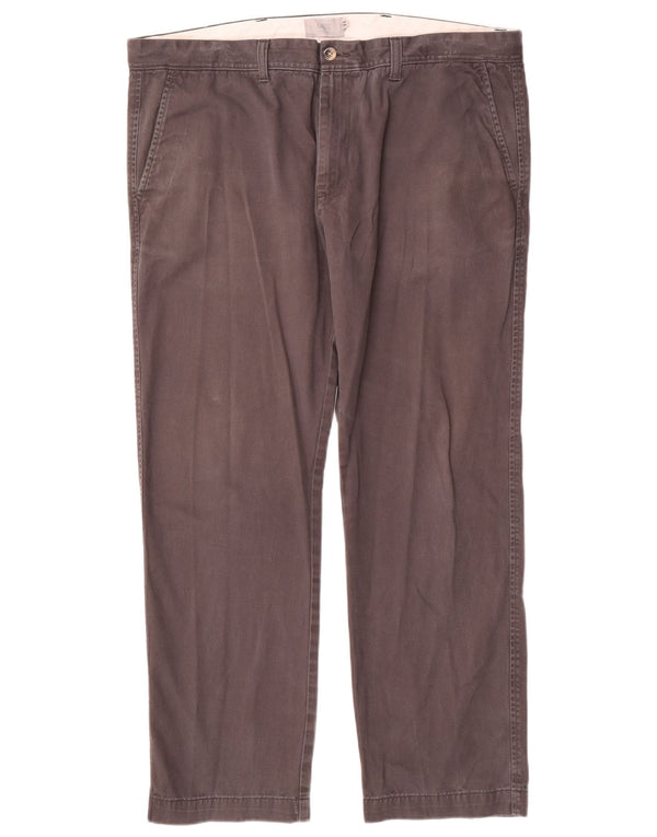 Gerade Herren-Chinohose von Marks & Spencer, Breite 40, Länge 29, Grau, Baumwolle
