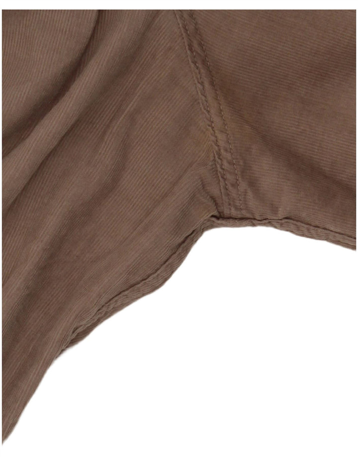 ALL SAINTS Herren Cordhemd XL Beige Baumwolle