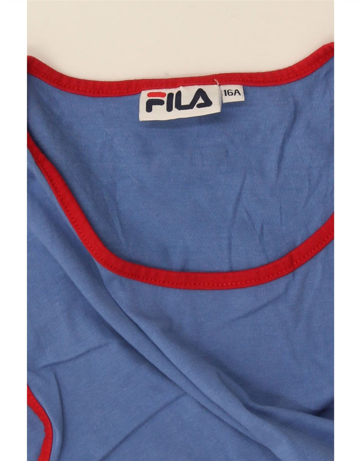 FILA Jungen-Trägershirt, 15–16 Jahre, mehrfarbig, Farbblock