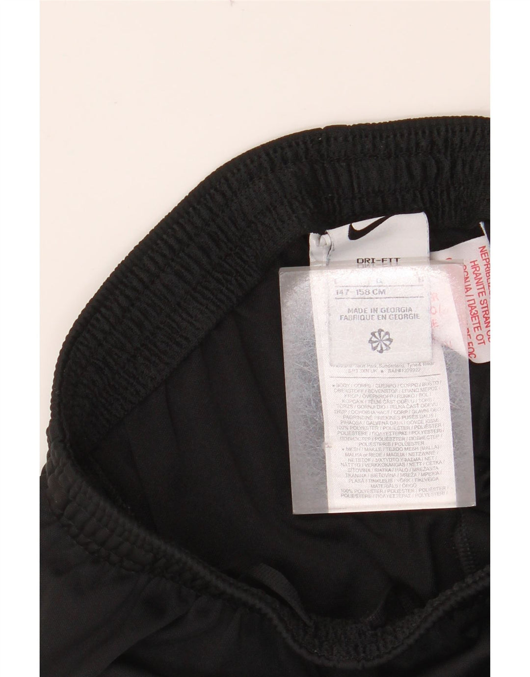 NIKE Dri-Fit-Trainingshose für Jungen, 12–13 Jahre, Größe L, Schwarz, Farbblock