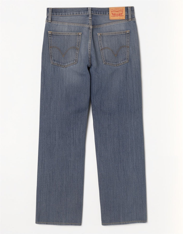 Levi's Herren 514 Straight Jeans W36 L31 Blaue Baumwolle