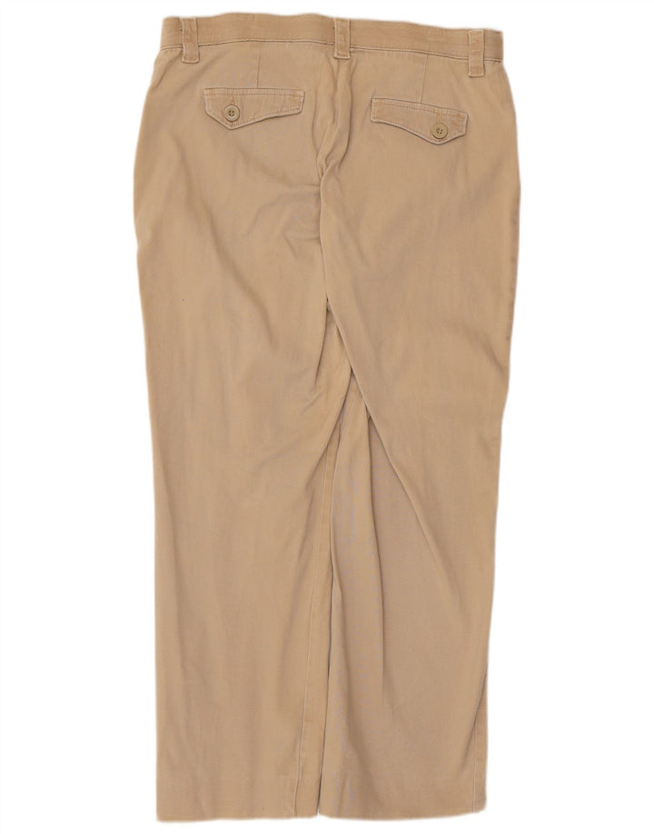 Lee Damen Stretch Straight Casual Hose US 8 Medium W32 L27 Beige