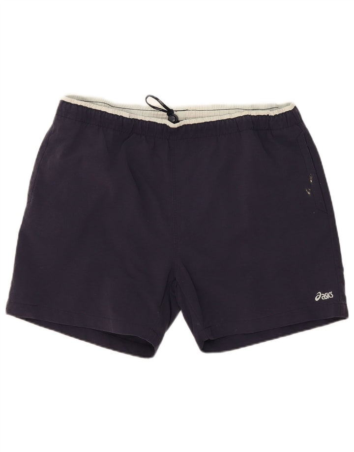 Asics Herren Graphic Sport Shorts 2XL Marineblau