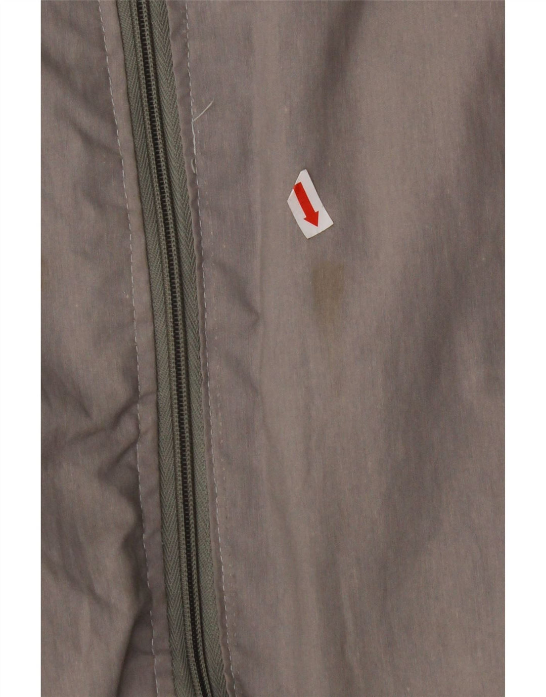 VINTAGE Mens Bomber Jacket UK 42 XL Grey Colourblock Polyester