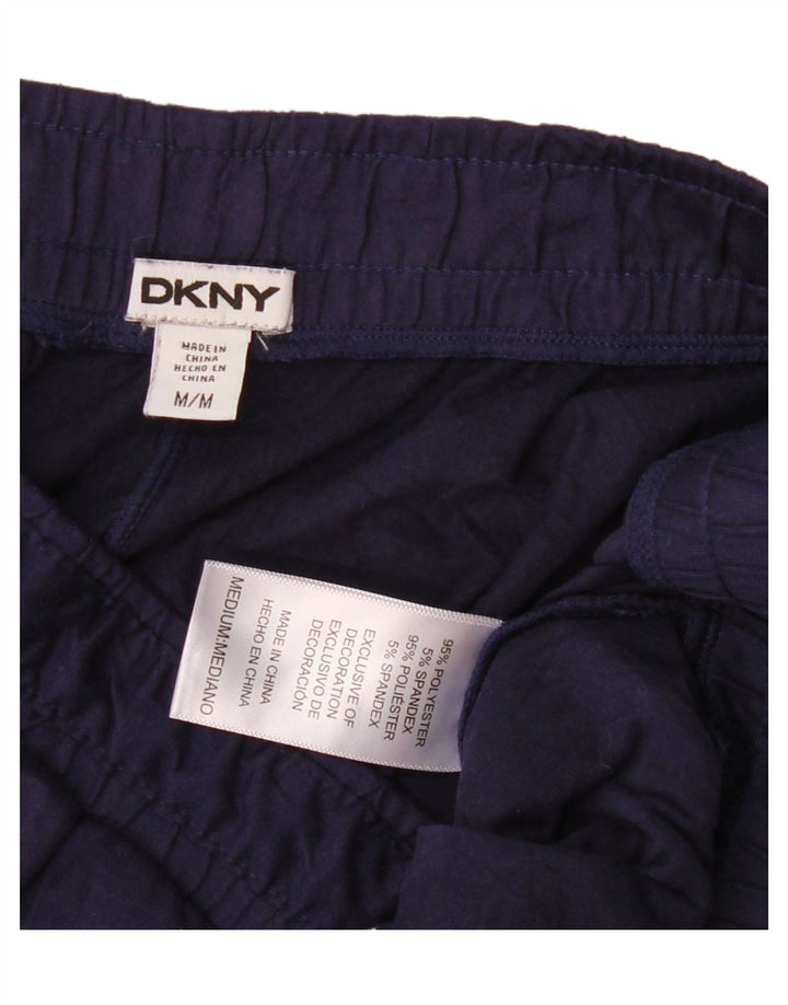 Dkny Damen-Trainingshose UK 12 Mittel Marineblau Polyester