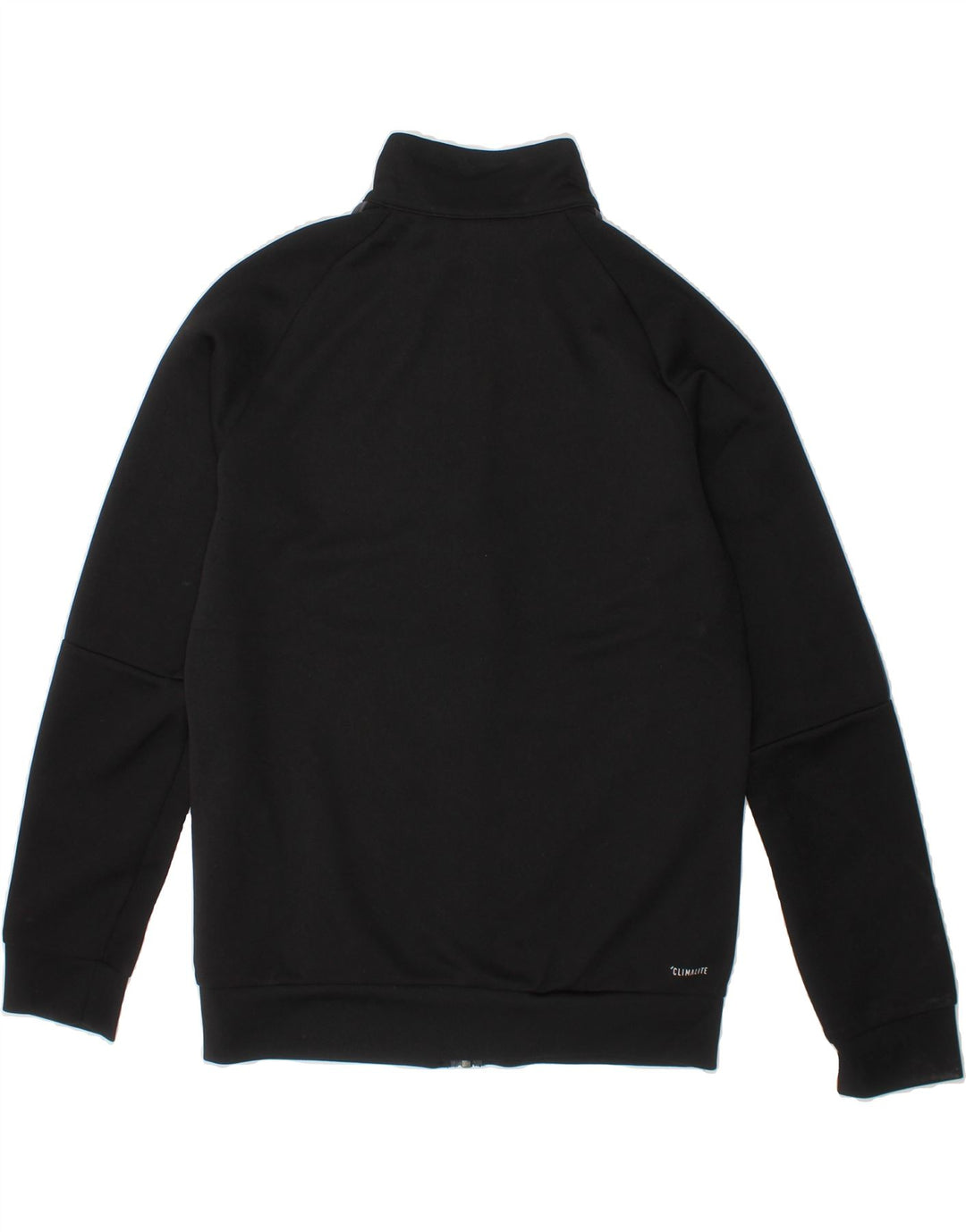 ADIDAS Boys Climalite Tracksuit Top Jacket 9-10 Years Black Polyester Vintage Adidas and Second-Hand Adidas from Messina Hembry 