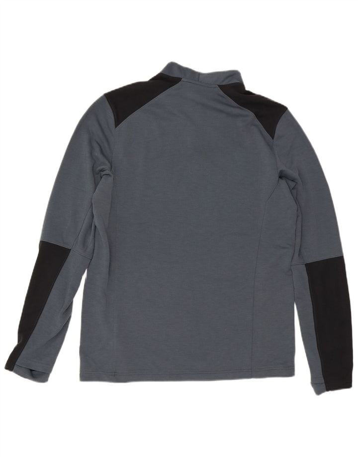 Under Armour Herren Cold Gear Pullover-Trainingsanzug-Oberteil, großes graues Farbblock-Design