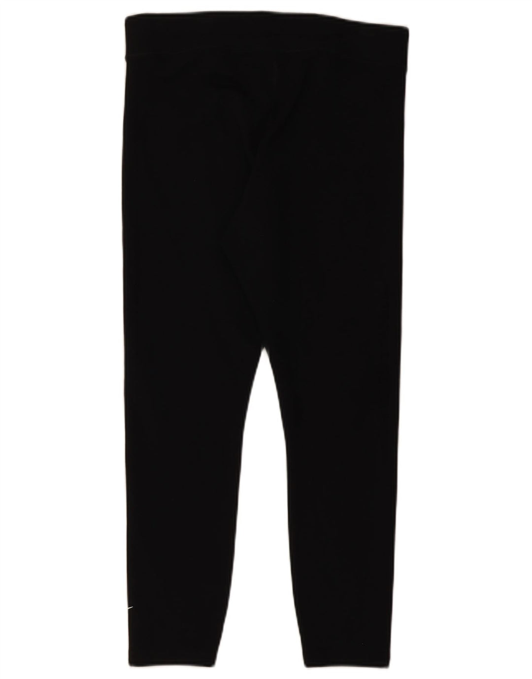 NIKE Damen Leggings UK 14 Large Schwarz Baumwolle