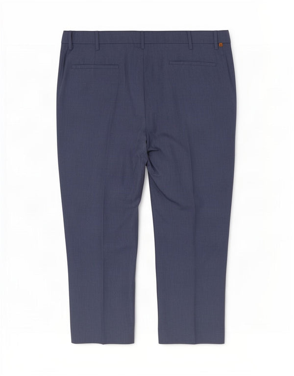 Farah Herren-Klassiker, gerade, Freizeithose, W50, L31, Blau, Polyester