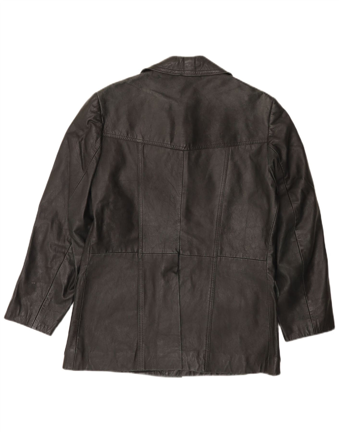 VINTAGE Herren Lederjacke UK 38 Medium Schwarz